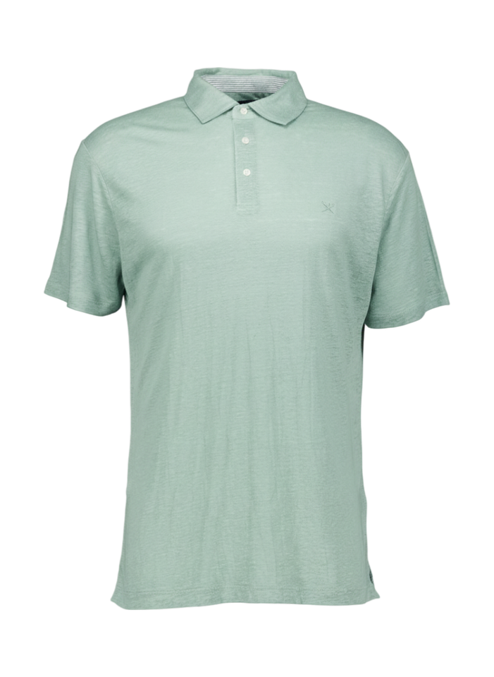 Groene linnen polo Hackett 