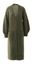Olijfgroene lange gilet in mohair Alma Giul 