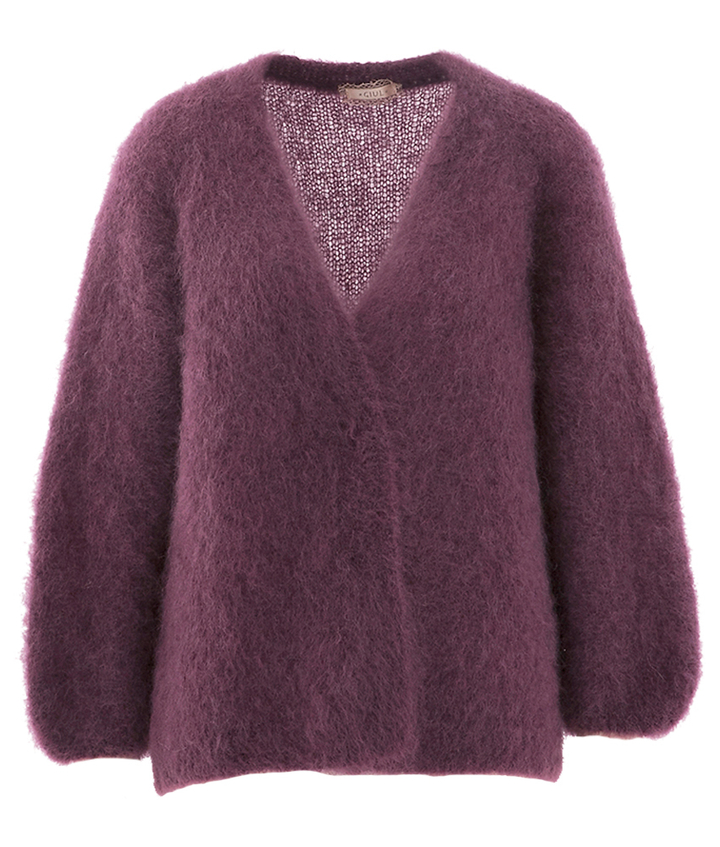Bordeaux korte gilet Stella Giul 