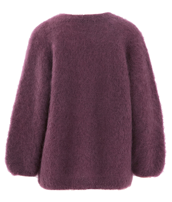 Bordeaux korte gilet Stella Giul 