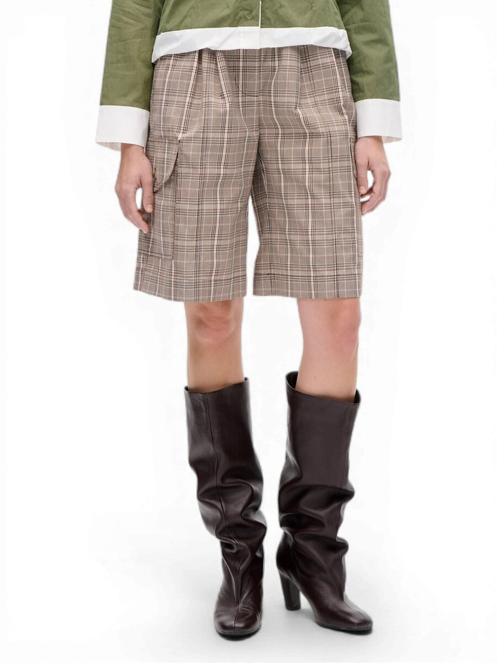 Blauwe geruite short Neeto Baum Und Pferdgarten 