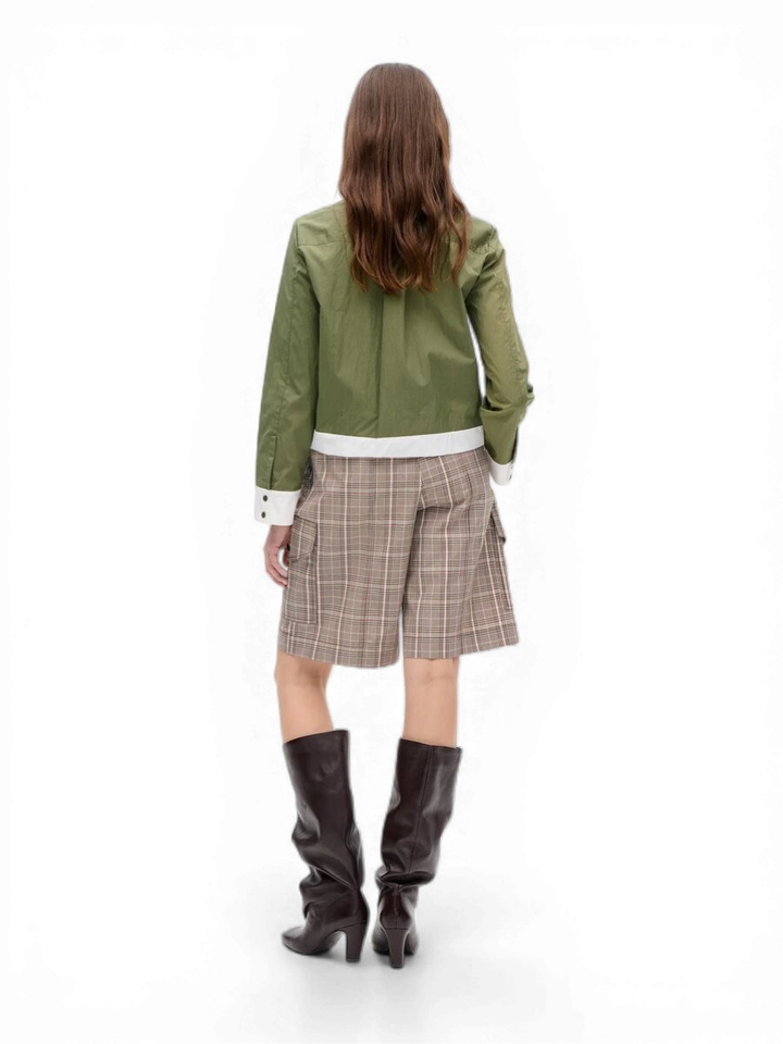 Blauwe geruite short Neeto Baum Und Pferdgarten 