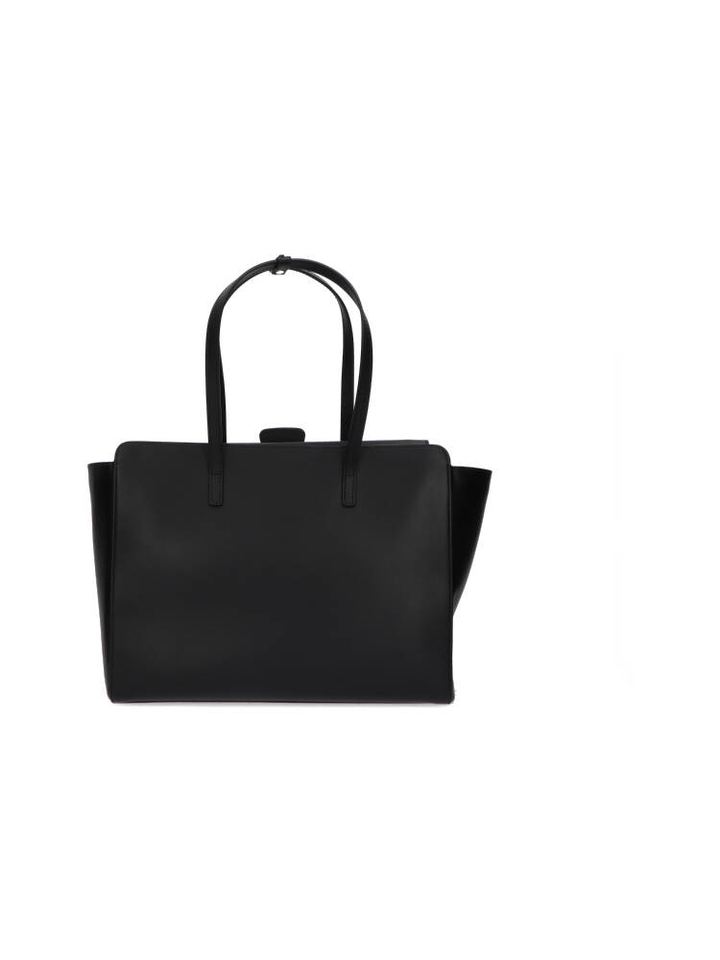 Zwarte handtas Flap L Hidesins