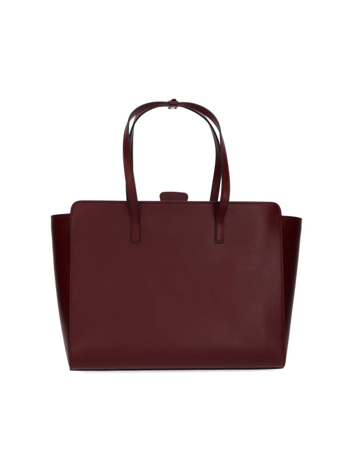 Wine bordeaux handtas Flap L Hidesins