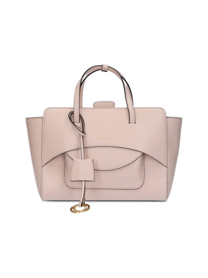 Poederroze handtas Flap M Hidesins 