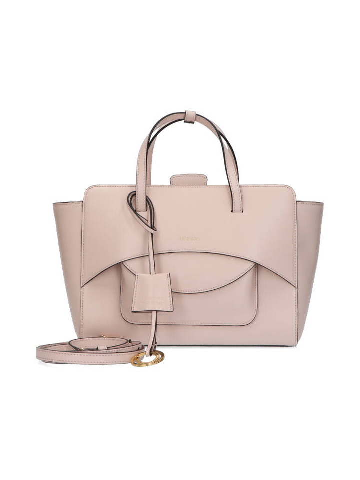 Poederroze handtas Flap M Hidesins 