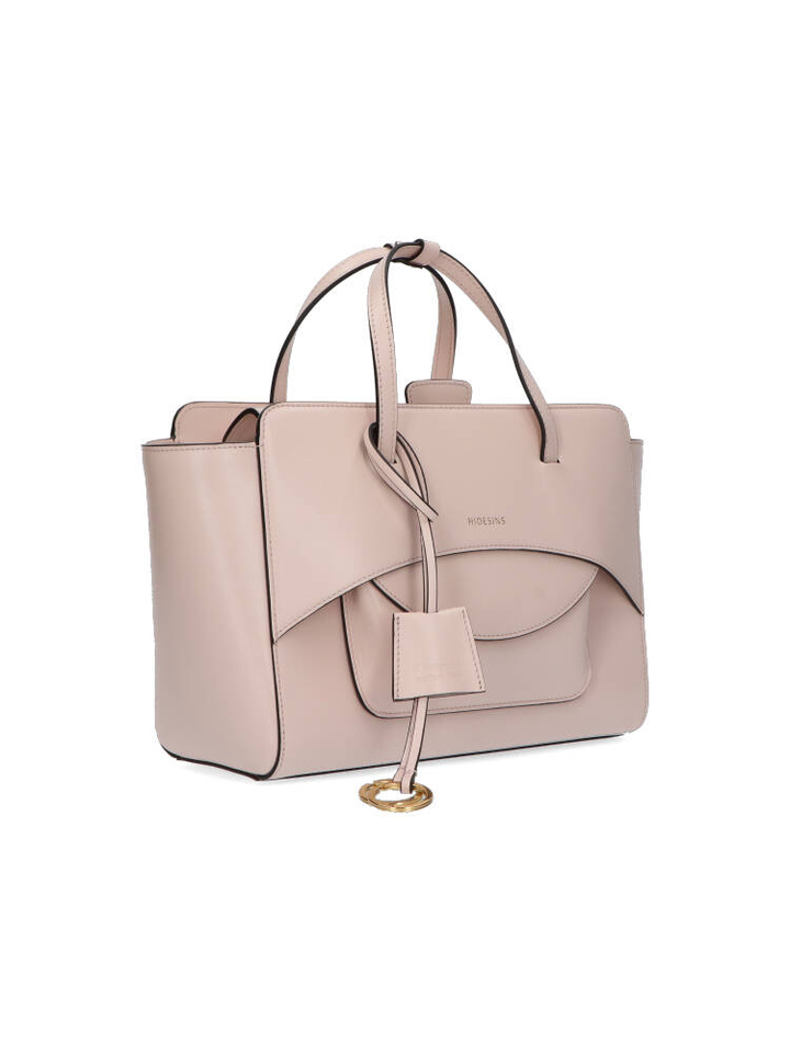 Poederroze handtas Flap M Hidesins 