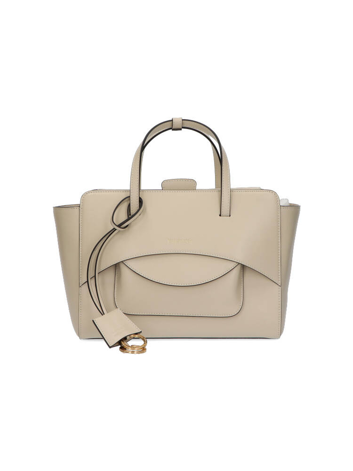 Beige handtas Flap M Hidesins 