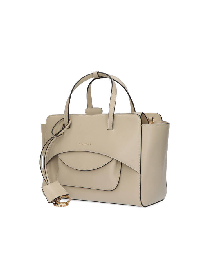 Beige handtas Flap M Hidesins 