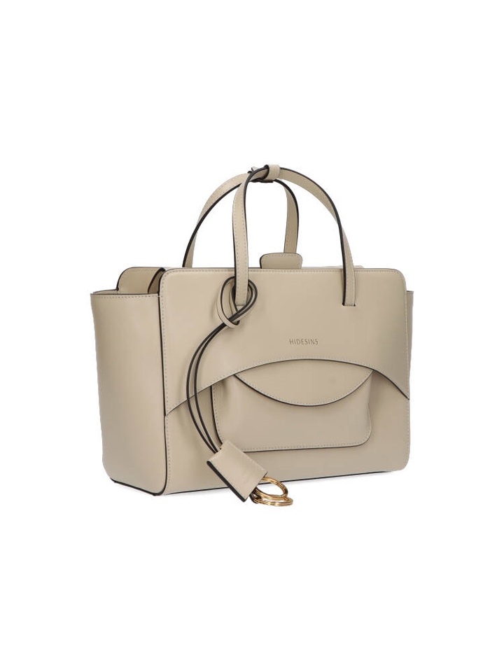 Beige handtas Flap M Hidesins 
