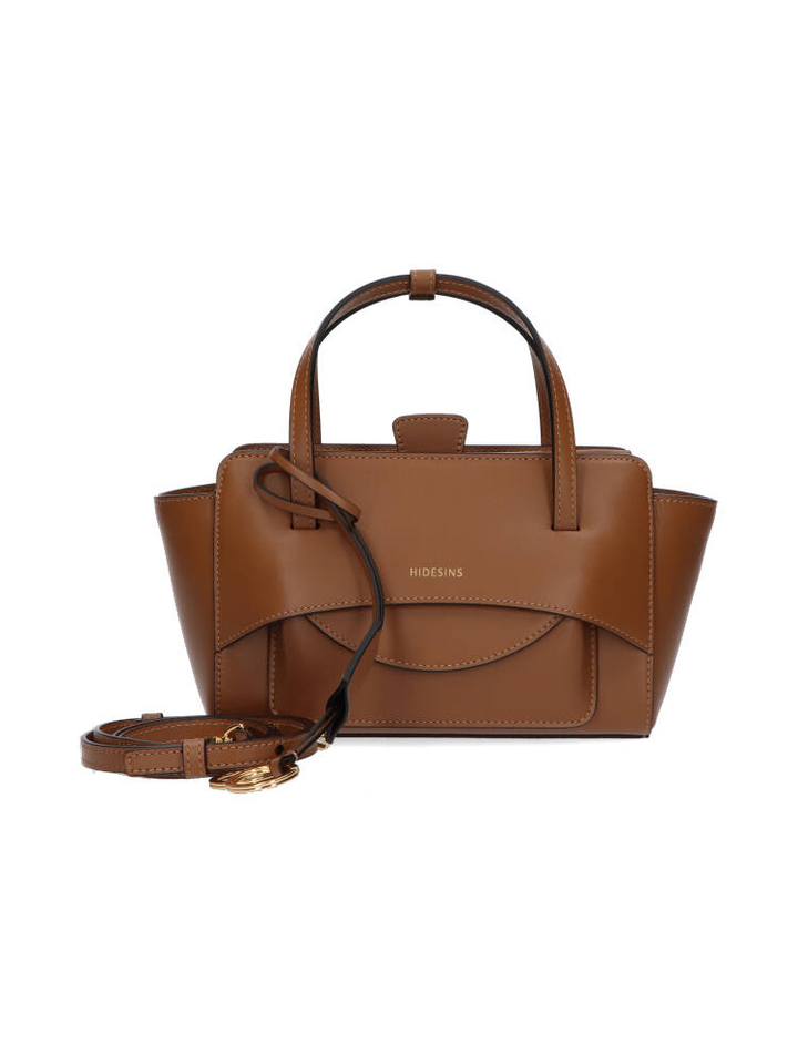 Caramel handtas Flap S Hidesins