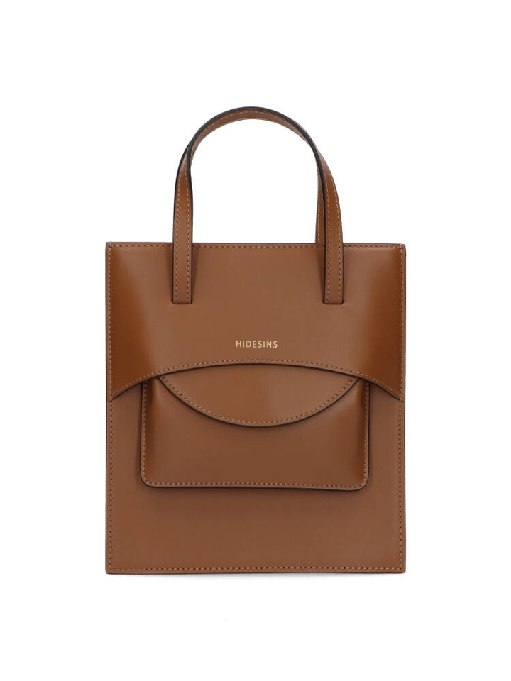 Caramel kleurige handtas Pocket M Hidesins 