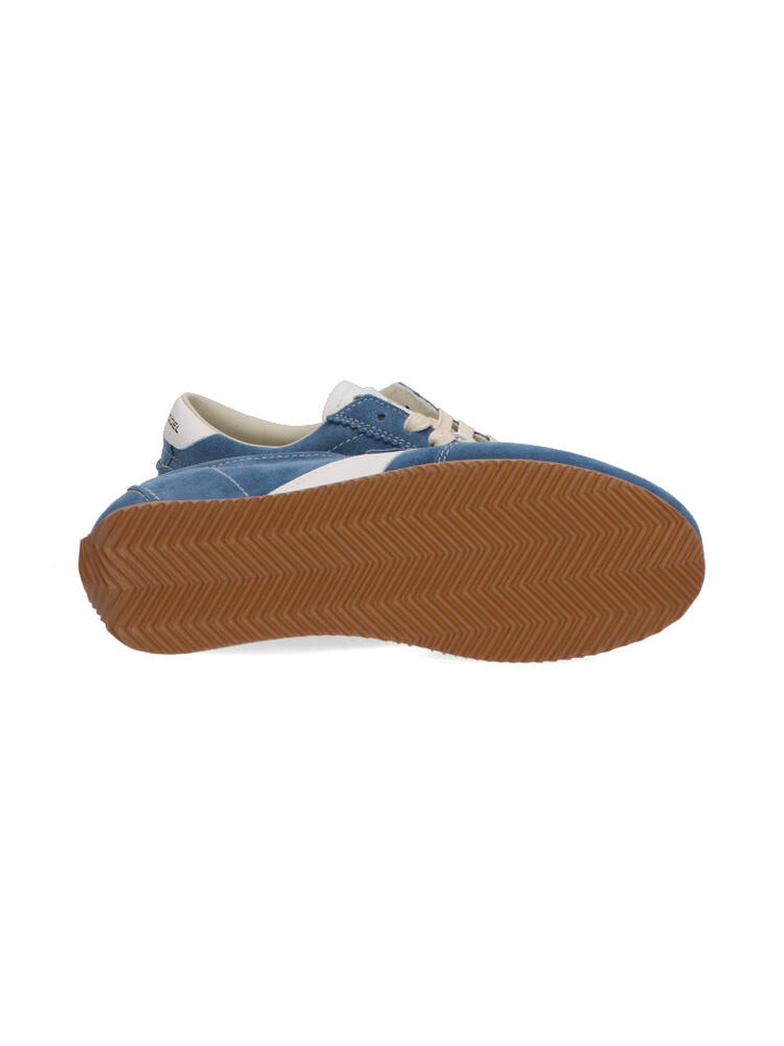 Lage sneakers met blauw en wit Philippe Model
