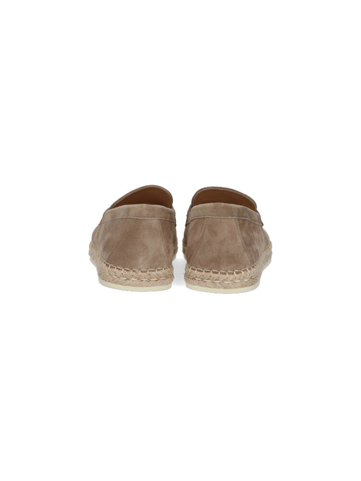 Beige loafers met jute Rossano Bisconti