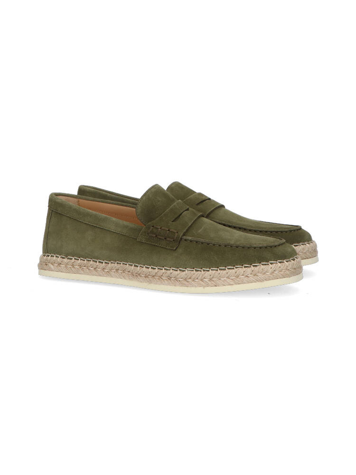 Kaki moccasins Rossano Bisconti 