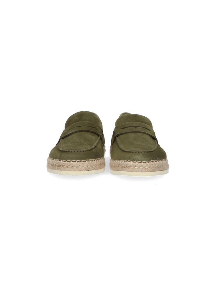 Kaki moccasins Rossano Bisconti 