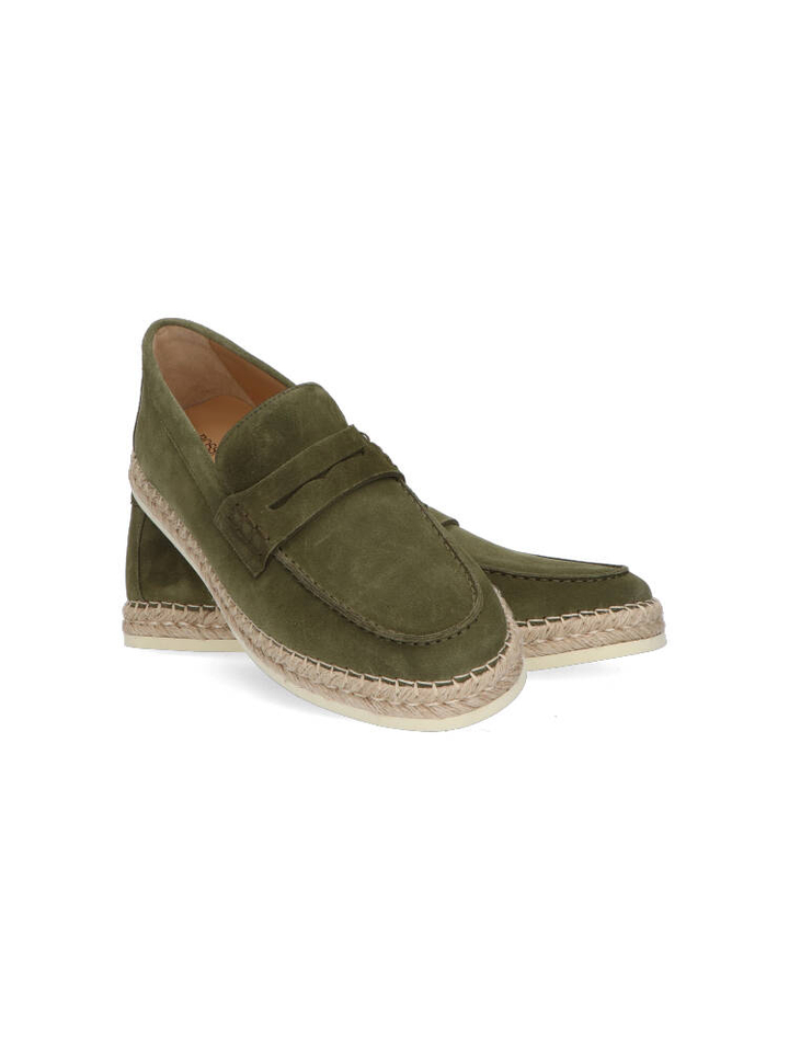 Kaki moccasins Rossano Bisconti 