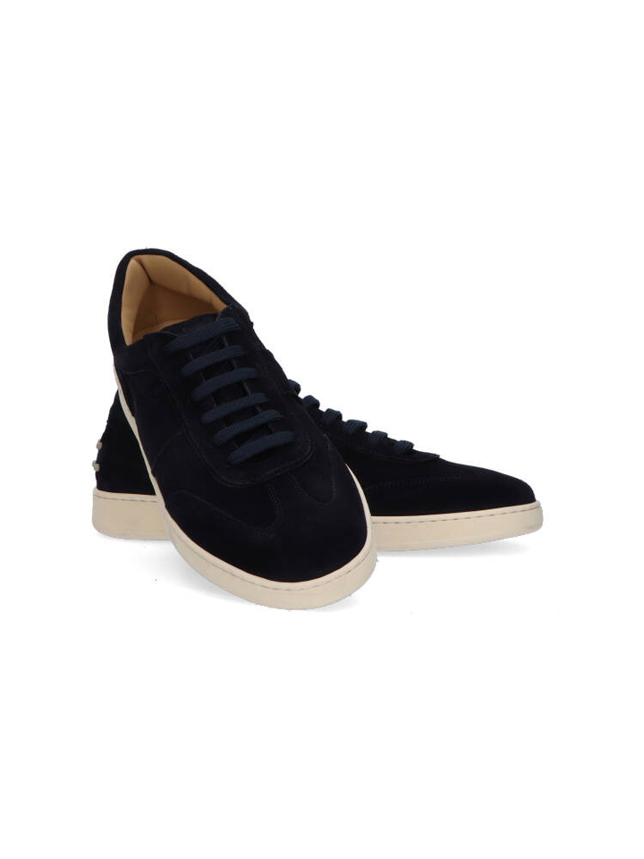 Blauwe lage sneakers Rossano Bisconti 