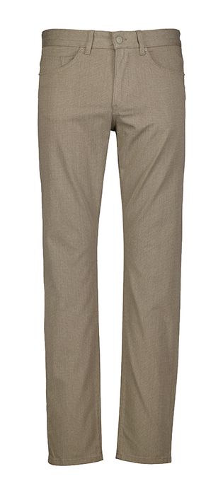 Bruine slim fit broek Hugo Boss