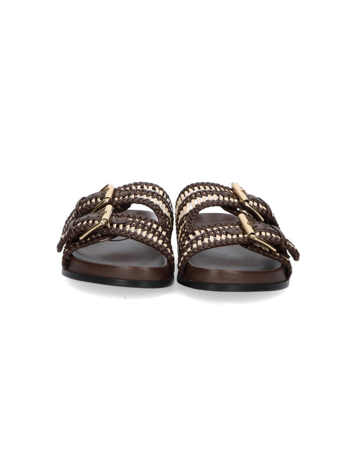 Bruine slippers Bibi Lou