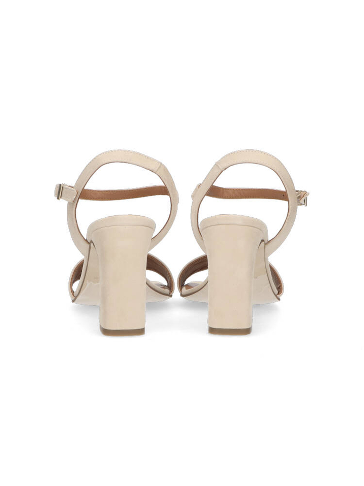 Beige sandalen met hak Ratanja Catwalk