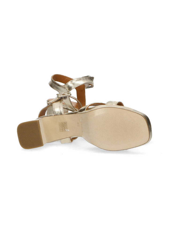 Metal carrara sandalen met hak Rellen Catwalk 