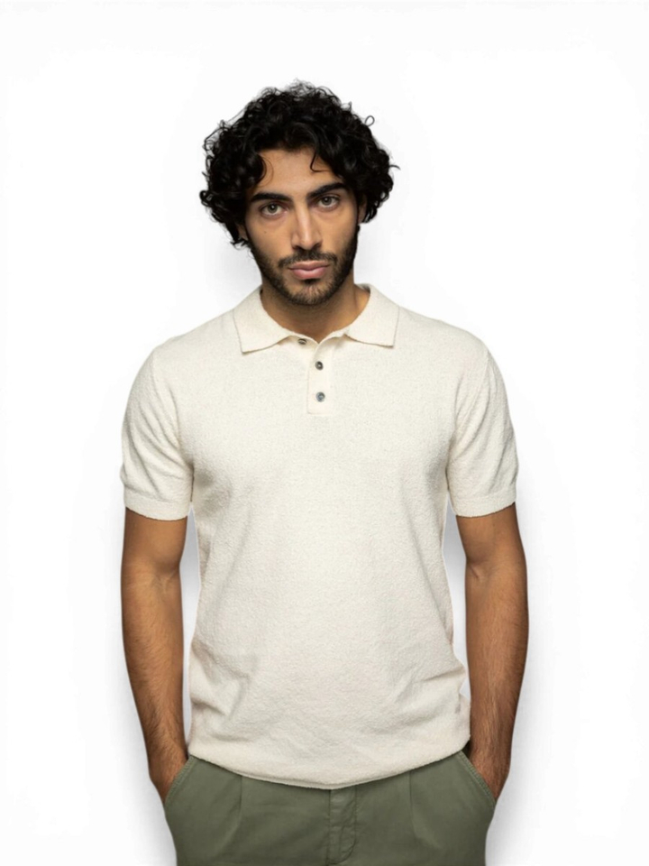 Witte polo Mos Mosh 