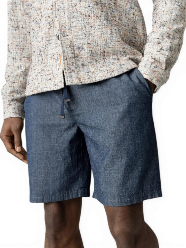 Donkerblauwe short Mos Mosh