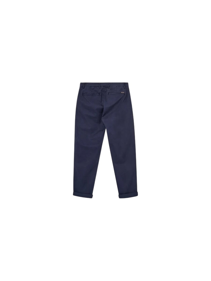 Donkerblauwe geklede broek Mos Mosh 