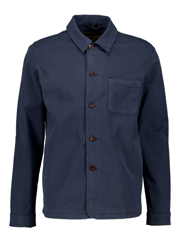 Blauwe vest indoor Mos Mosh