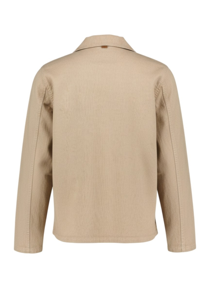 Beige overhemd Mos Mosh 