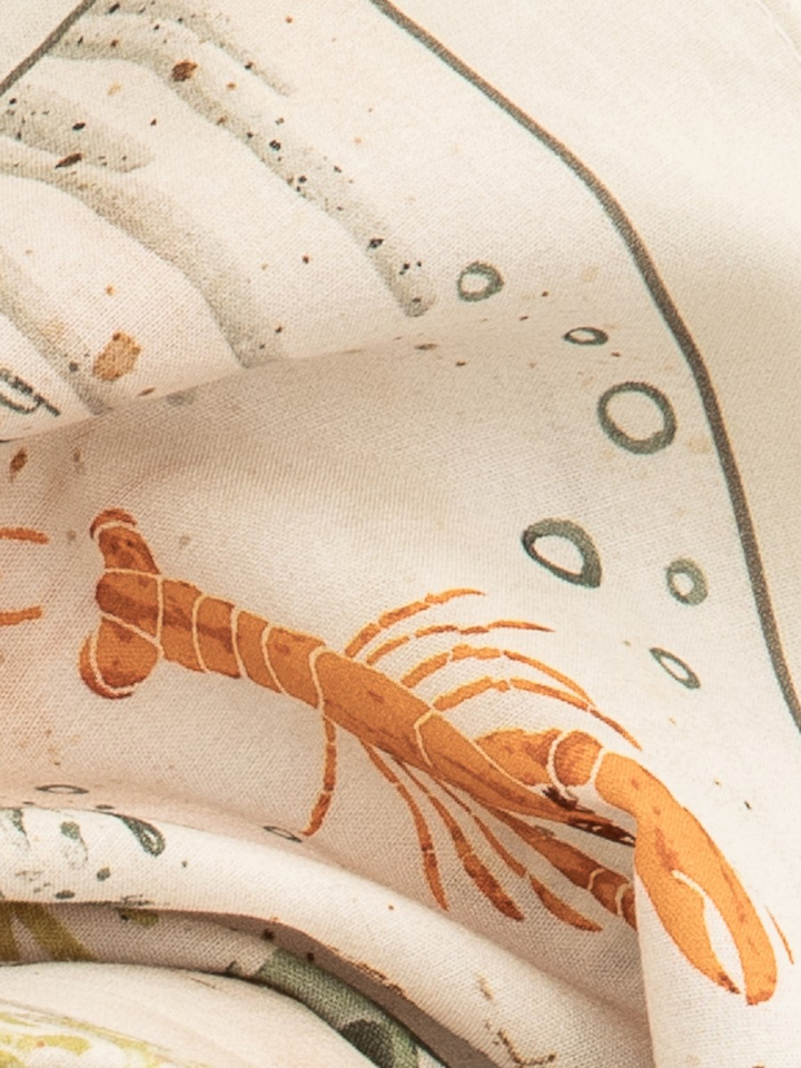 Multicolor sjaal Mos Mosh