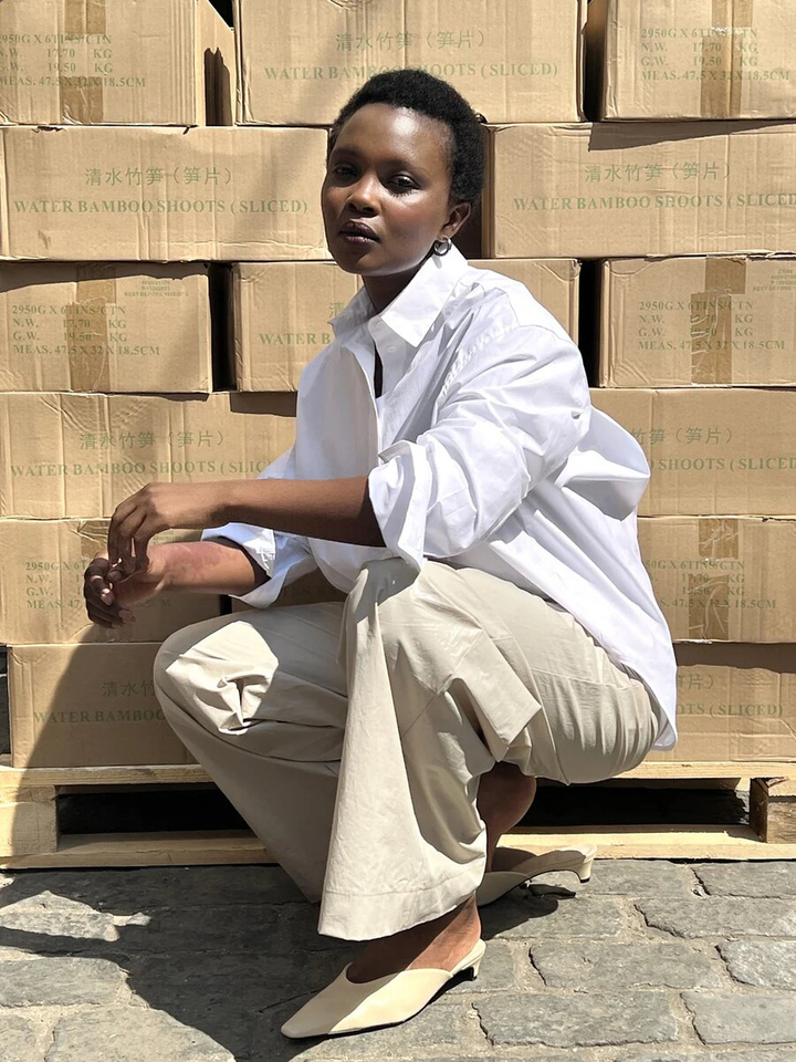 Witte casual blouse Benedic Collectors Club