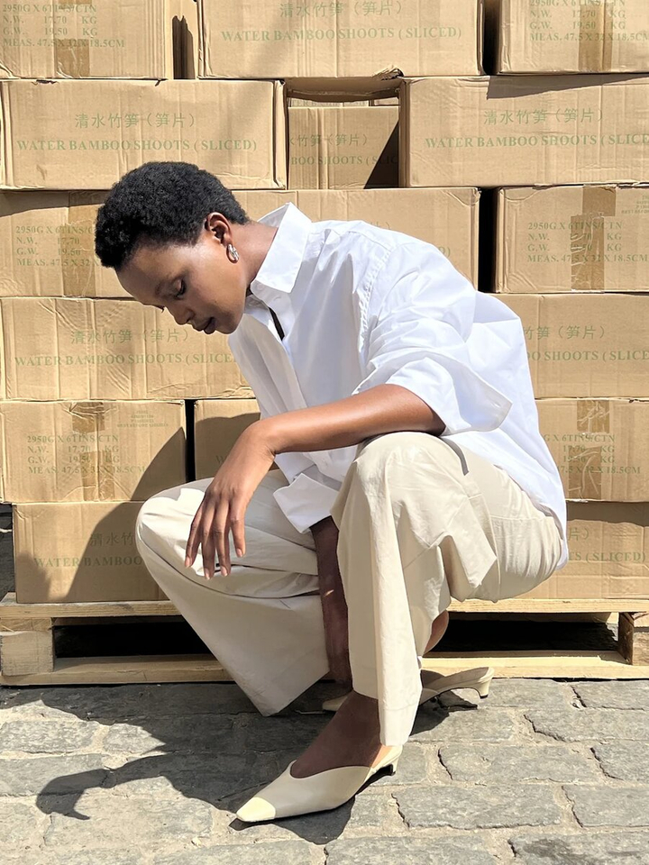 Witte casual blouse Benedic Collectors Club