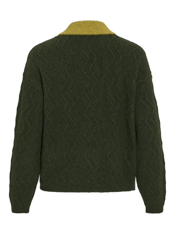 Trui met groen en gouden knopen Vila