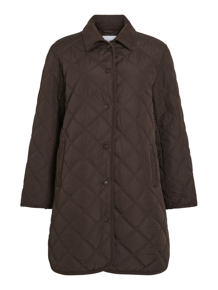 Donker bruine winterjas Viquila Vila