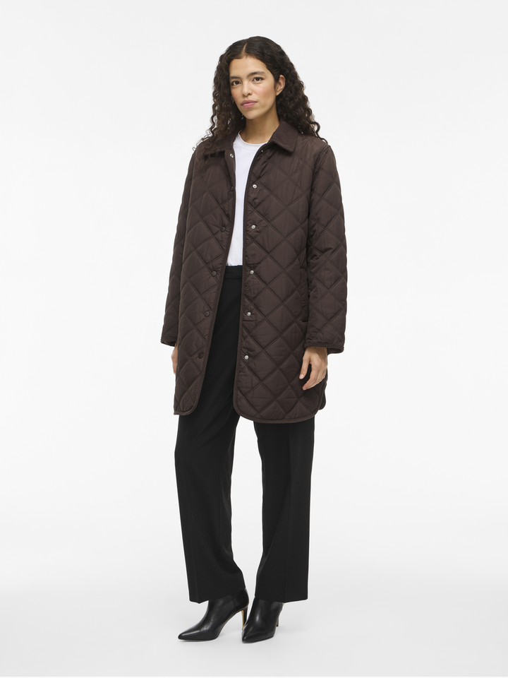 Donker bruine winterjas Viquila Vila