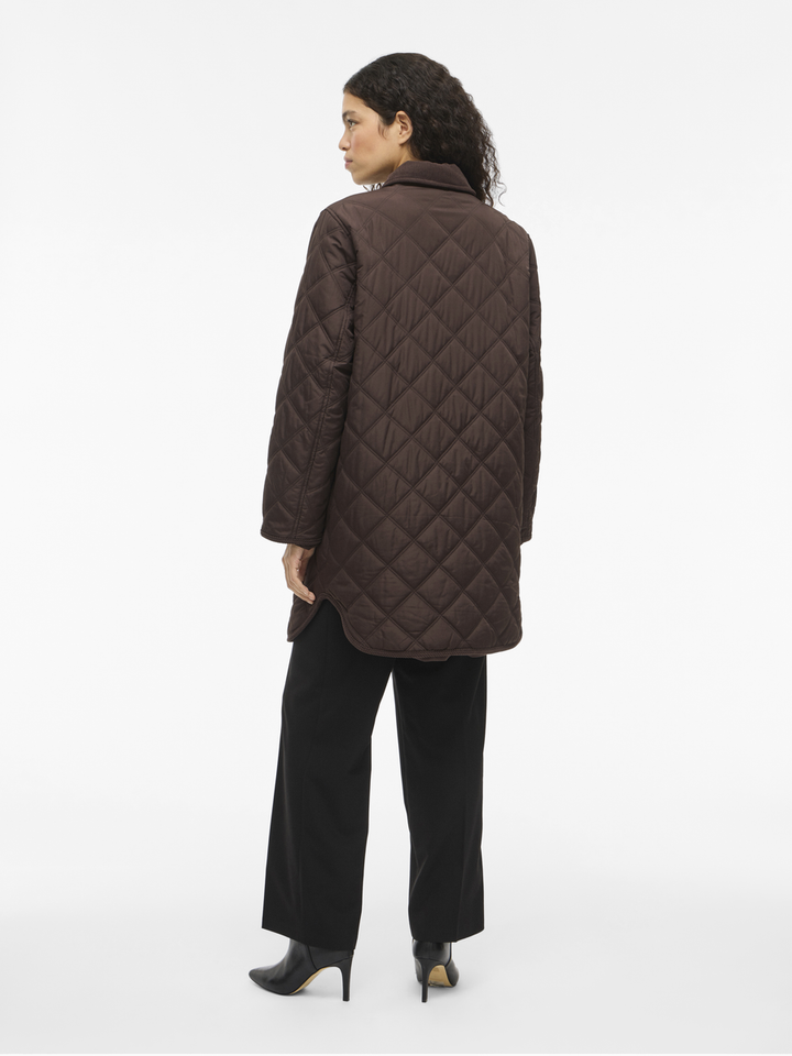 Donker bruine winterjas Viquila Vila
