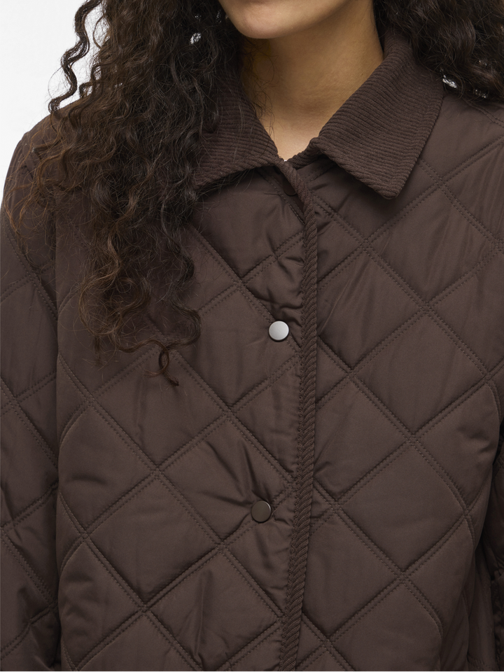 Donker bruine winterjas Viquila Vila