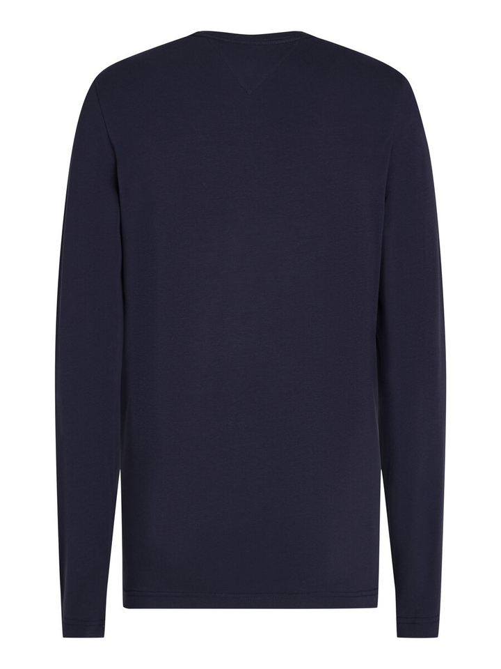 Donkerblauwe shirt met lange mouw Tommy 