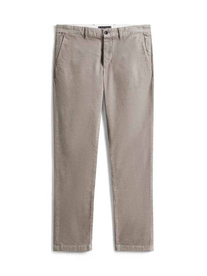 Grijze ribfluwelen broek Denton Tommy