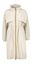 Beige halflange jas K-way 