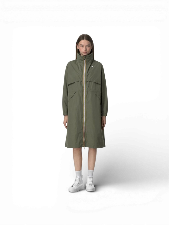 Groene regenjas Kway