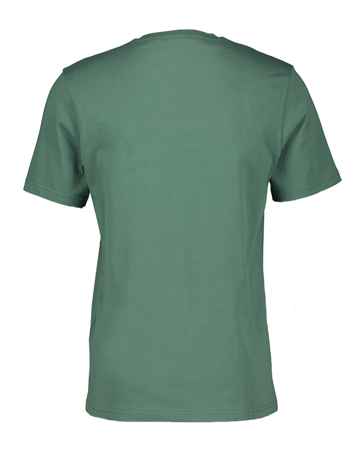 Groene katoenen t-shirt met logo Lyle & Scott