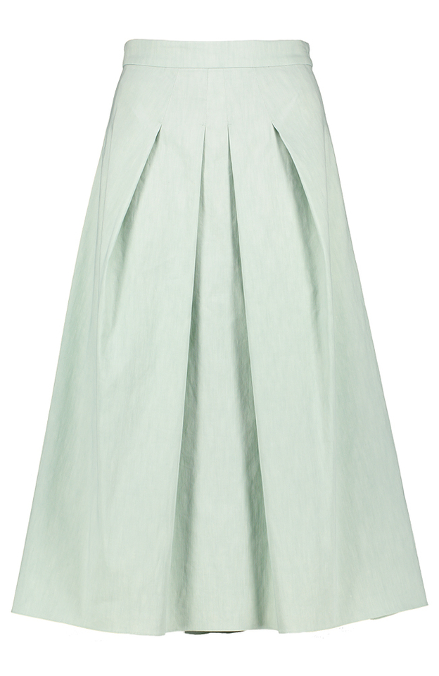 Groene plooirok Epi Natan