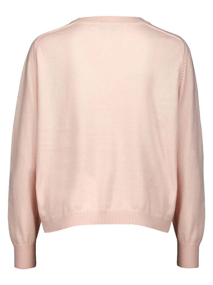 Roze trui met detail aan de mouw Dolce Jeff