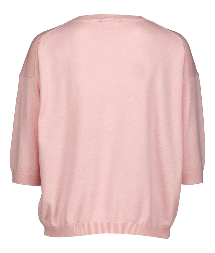 Roze trui met korte mouw Barnie Jeff 