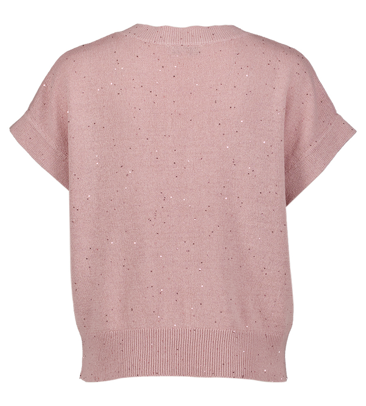 Roze trui met glitter Elvis Jeff