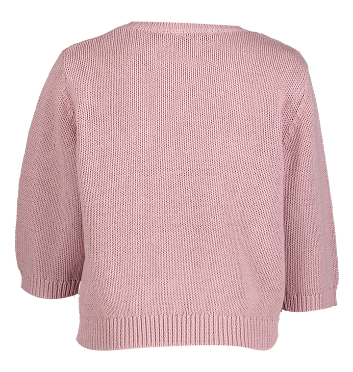 Roze grof gebreide trui Eliza Jeff 