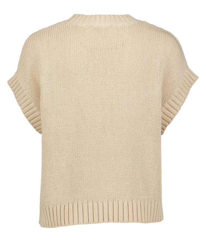 Beige trui met hart detail Corazon Jeff